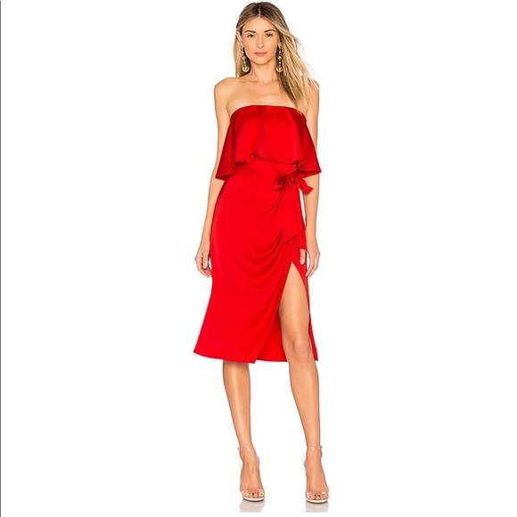 Lovers + Friends Dresses & Skirts - Lovers + Friends Violet Midi in Rose